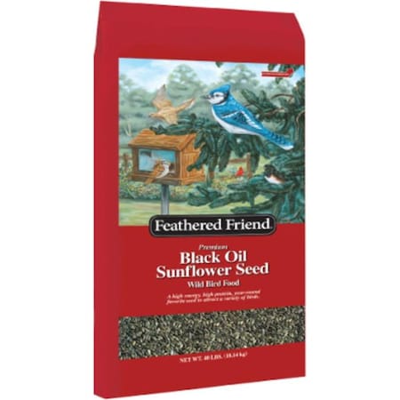 Personagrata 40 lbs Black Oil Sunflower Seeds PE3864893